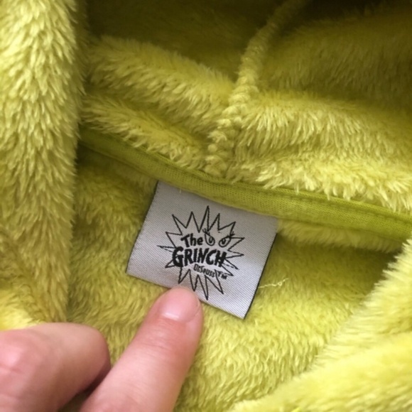 How the Grinch Stole Christmas Fuzzy Green Sweater - Picture 2 of 6
